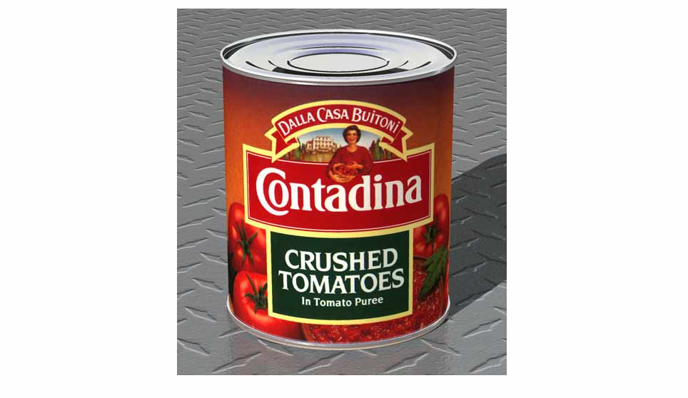 3D Contadina Crushed Tomatoes Package.
