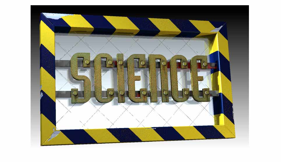 3D Science Signage.